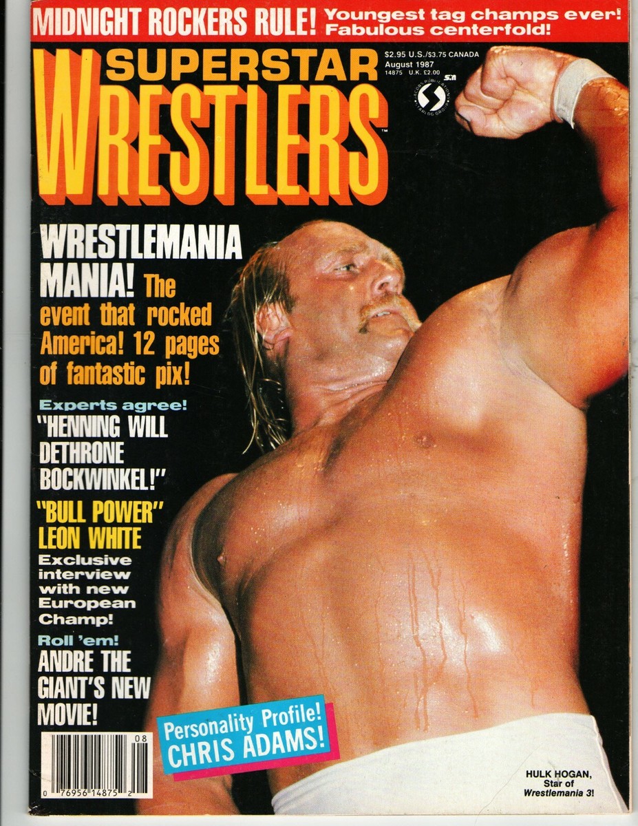 アメコミ HART FOUNDATION The Wrestler June 1987 Hart Foundation/Can-Am Connection