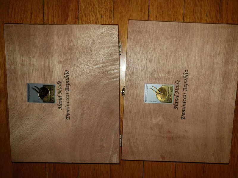 2 Dominican Republic Cigar Boxes