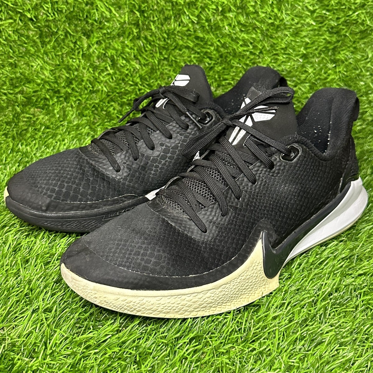 Nike Mamba Fury Focus Black White AJ5899-002 Mens Size 9.5 US