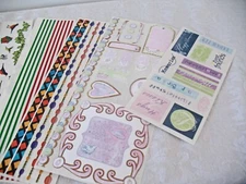 CREATIVE MEMORIES  Orchard, Stickers-Title Stickers LOT And Chalet Gr Lengths