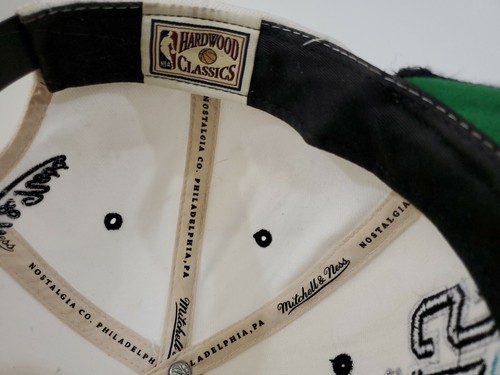 Mitchell & Ness San Antonio Spurs White/Black Hardwood Classics Snapback Hat Cap - Picture 11 of 12