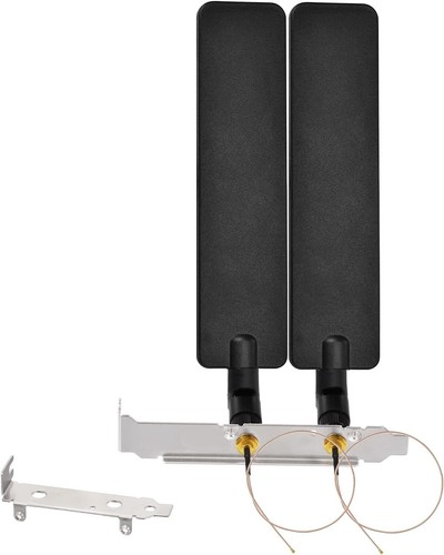 Tri-Band WiFi 2.4/5/6GHz Antenna 20cm U.FL IPX IPEX Cable with PCIE Slot Bracket - 第 2/20 張圖片