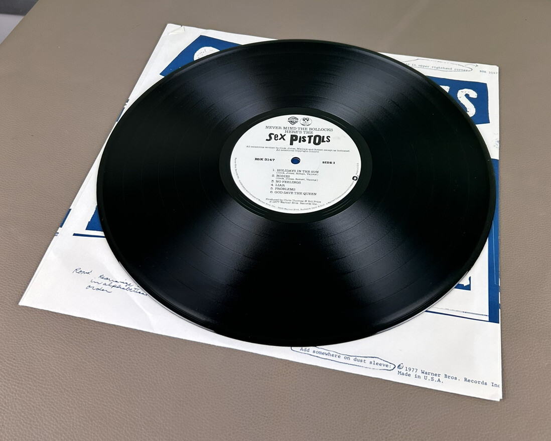 NEVER MIND THE BOLLOCKS HERE'S THE SEX PISTOLS LP (BB-54) | eBay