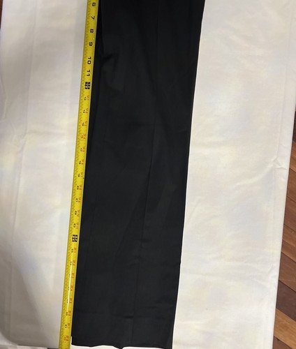 Gucci Women’s Pants Lana Wool Black Size 42 NWT Inseam 33 Made In Italy - Picture 9 of 14