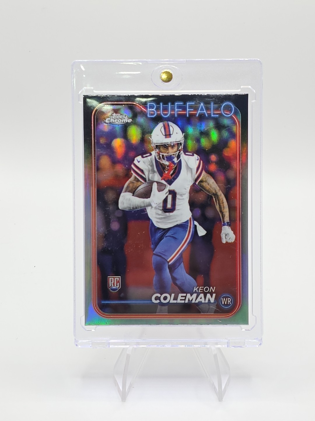 2024 Topps Chrome - Rookies Keon Coleman #209 Refractor (RC)