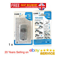 Came TOP432EE 2 Button Gate Remote Key Fob ZAPPER TOP432NA & TOP432EV TOP432EE