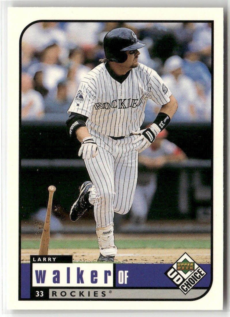 1999 UD CHOICE #82 LARRY WALKER COLORADO ROCKIES
