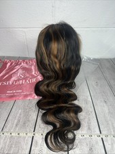 Highlight Body Wave Lace Front Wigs Human Hair Glueless Wig Human Hair 26  