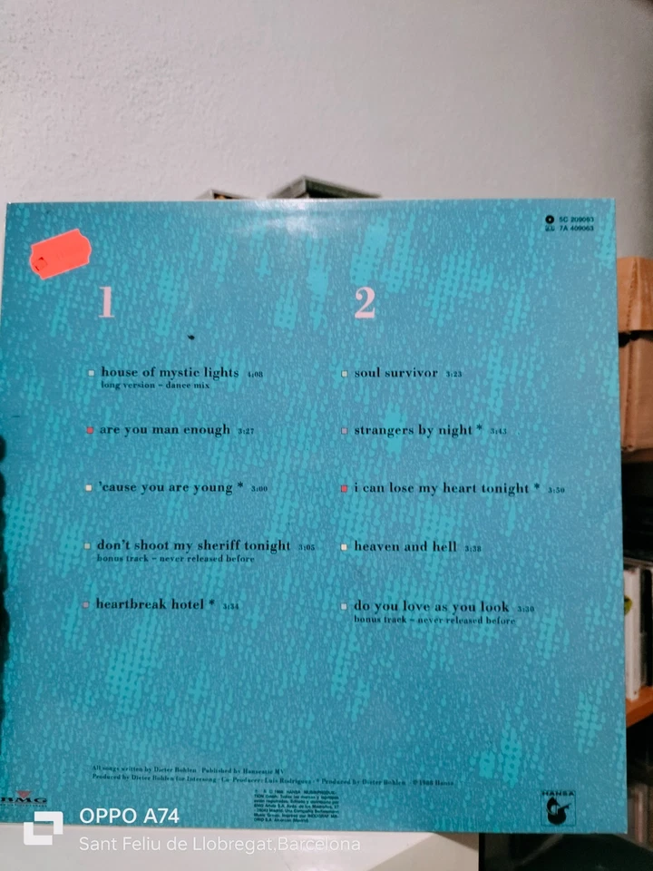 RAR LP 33. C.C.CATCH. DIAMONDS. THE GREATEST HITS. MADE IN SPAIN - Immagine 2 di 2