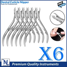 Dental Cuticle Nipper Pro Grade Stainless Steel Manicure Pedicure Tool