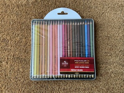Polycolor 24er Hautfarben Farbstifte Zeichenstifte für Künstler von in Metall...