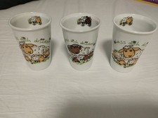 3 Stück Knickbecher Lass Dich Drücken Mit Schafmotiven