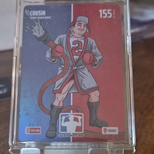 Bo Jackson Battle Arena Brawl 2025 Randy Quaid Cousin Trading Card #155