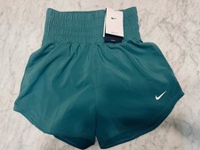 Nike Women s XS Shorts Dri Fit Loose Fit Brief Liner Green Running Gym New