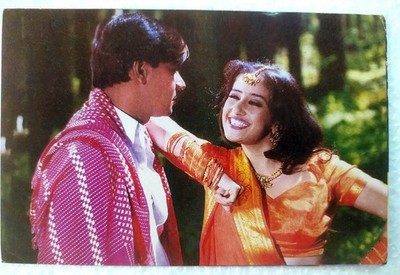 Ajay Devgn Manisha Koirala Vintage Original 1990er Bollywood Romantische...