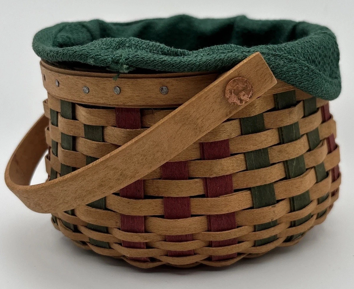 Basket With Liner In Longaberger Baskets (1995-1999) for sale | eBay