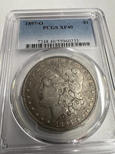 1897 O Morgan Dollar. PCGS XF40
