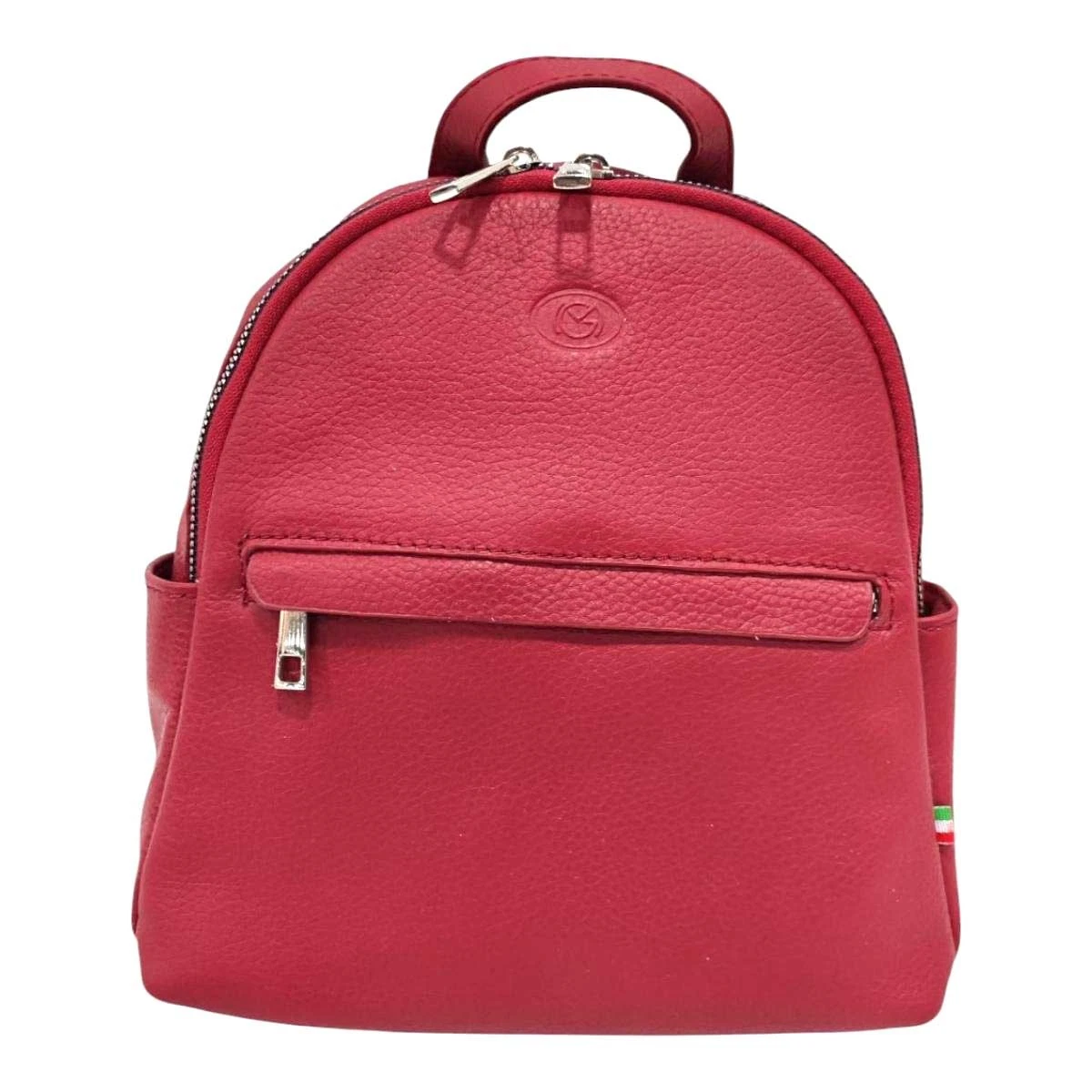 Zaino Scolastico E Da Viaggio Con Fiori Rosa/rossi | Leggero In Poliestere | Per Ragazzi E Ragazze | Multi Tasca
