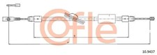 Handbremsleitung vorne 10.9437 COFLE für MERCEDES-BENZ C-KLASSE T-Model CLK
