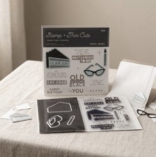 CTMH Stamp  Thin Cuts CELEBRATE TODAY - Card Making Z3629     Sale 