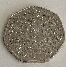 2011 WWF 50p Coin.  World Wildlife Fund Commemorative Coin.  Circulated. (#8) - Available on eBay