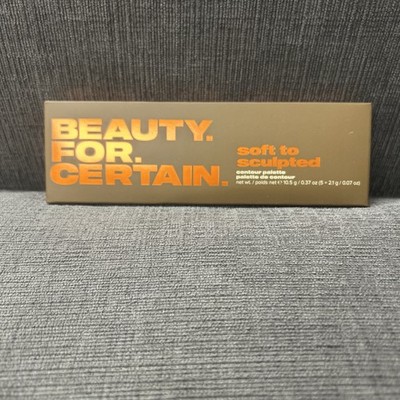 Beauty For Certain Soft To Sculpted Contour Palette 10.5g / 0.37oz New in Box