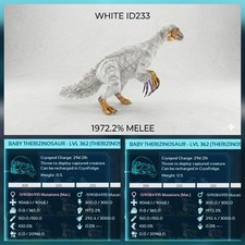 ARK ASA Therizinosaur  BABY PAIR Top Melee 1972% Official PVE PC/PS5/XBOX ✅