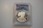 2006 w Silver Eagle $1 PCGS First Strike PR69 DCAM Flag Label - Nice Coin