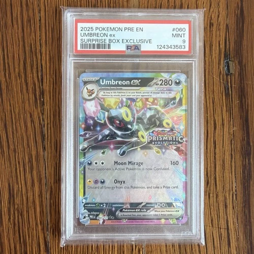 Umbreon ex - (Prismatic Evolutions Stamp) 060/131 PSA 9