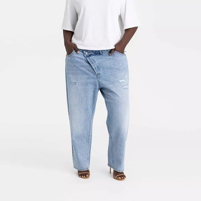 KBB by Kahlana The Dylan Jean Mid Rise & Tapered Leg Jeans - Women's Size 24 3X