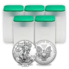 1 oz American Silver Eagle BU (Random Year) Lot of 100