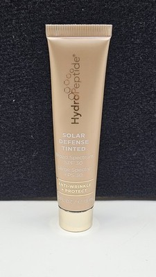 Hydropeptide Solar Defense Tinted Sun Protection SPF 30 Cream 15ml Travel Size 