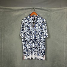 RLX Ralph Lauren Golf Polo Shirt Mens Size Large Geometric UV Protection