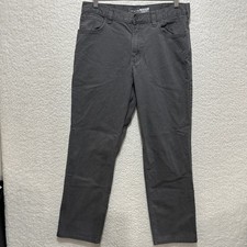 Carhartt Rugged Flex Canvas Work Pants Grey Relaxed Fit 5-Pocket Size 30