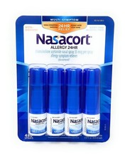 Nasacort Allergy 24 Hour, 0.57 Fluid Ounce, ApMpGI 4 Pack 120 Sprays/pack 