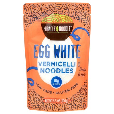 Vermicelli Style Noodles, Egg White, 3.5 oz (100 g)