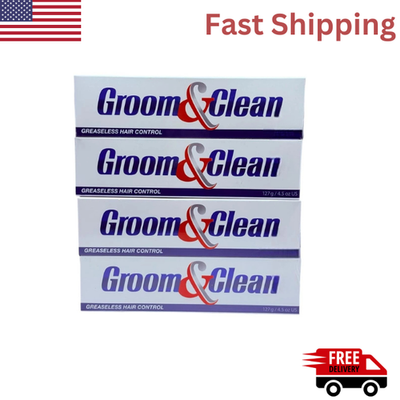#ad #ad Groom amp; Clean Greaseless Hair Control 4.5 oz Pack of 4 $45.99