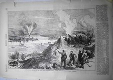 On the Danube - Blowing up the "Lutfi Djelil" - Harper's Weekly, June 23 1877