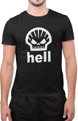 Lustig inspiriert von Shell erstaunliche Neuheit Tumblr Halloween T-Shirt