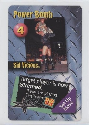 1999 Bicycle WCW Full Impact Card Game Sid Vicious (Power Bomb) 0w6