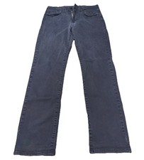 Lucky Brand 121 Slim Straight Dark Blue Navy Stretch Chinos Pants 30x30   Cotton