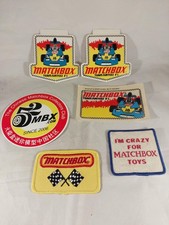 Lot of 6 Vintage Matchbox Patches & Team Surtees Stickers / Rare & Hard to Find