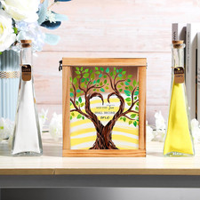 Unity Sand Wedding Ceremony Set Two Shall Become One Shadow Box Vases Decor