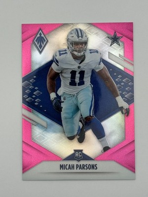 2021-22 Panini Phoenix Pink Micah Parsons RC /199