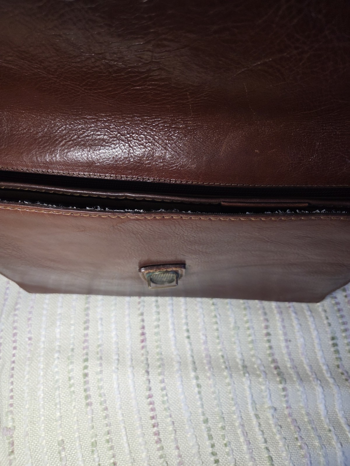 Leather File Folder Organizer Document Holder Lea… - image 5