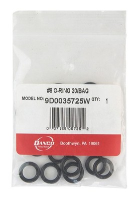 Danco 35725W Durable Rubber #8 Faucet O-Ring 9/16 O.D. x 3/8 I.D. in.