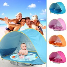 Baby Beach Tent Kids Outdoor Camping Easy Fold Up Waterproof Up Sun Awning Tent