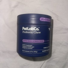 PetLab Co. Probiotics for Small Dogs Support Gut Health 30 Soft Chews