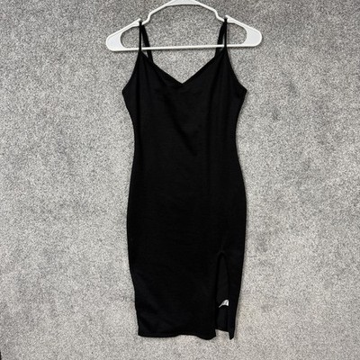 Bodycon Slip Dress S LBD Going Out Minimalist Timeless Capsule Wardrobe Vampy