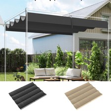 3.92 x 3.5 m Retractable Pergola Canopy Only for 4 x 3 m Pergola